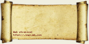 Andjelina Isidorović vizit kartica